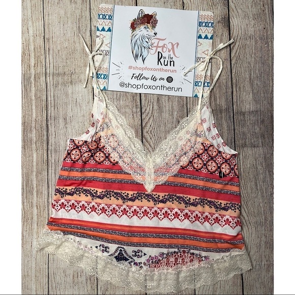 𝅺abercrombie and Fitch Colorful Dainty Camisole Size Large NWT - Picture 1 of 8